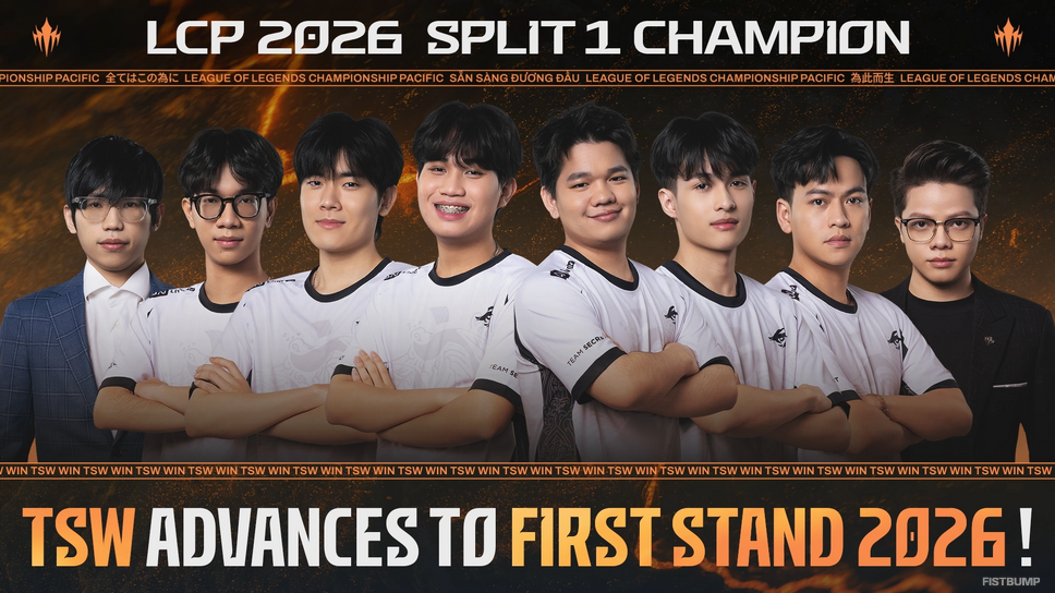 TSWが3-0でベトナム勢初のLCP王座に！SHGは日本勢過去最高の3位、ベスト3はすべて異なる地域のチームに【LCP 2026 Split1】