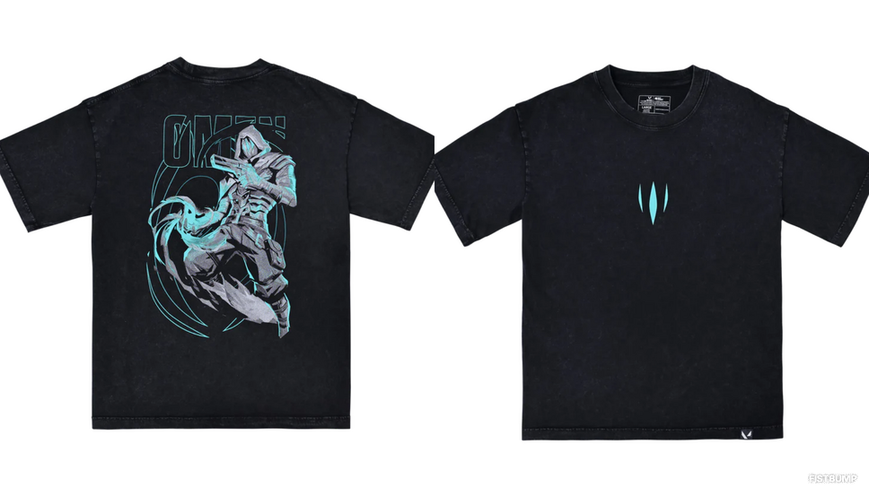 「オーメンTシャツ」がRiot Store Japanにて再入荷―2つの世界の狭間に囚われる影のエージェントをイメージした一着【VALORANT】