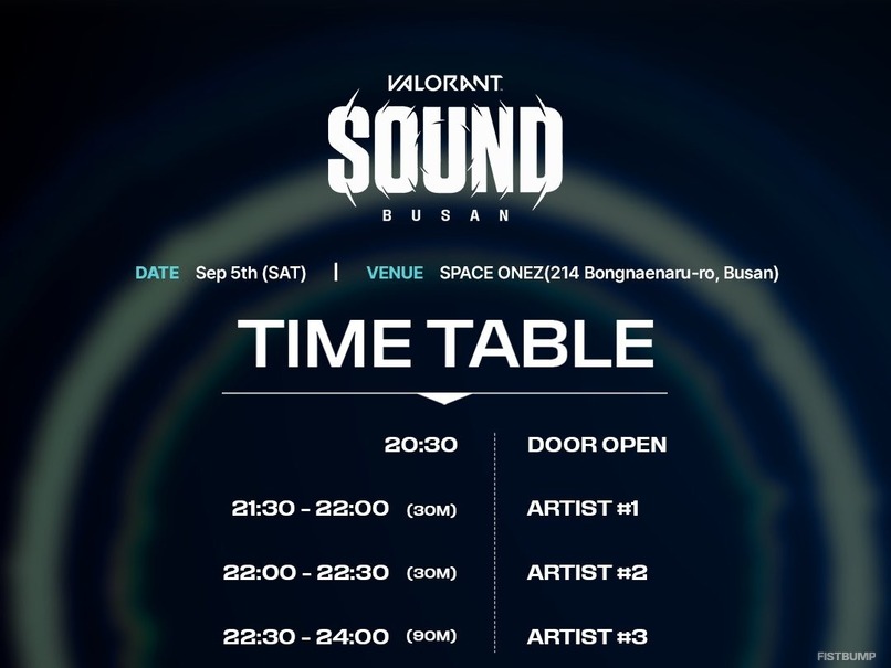 VCT Pacific 2026シーズンの締めくくりに音楽イベント「VALORANT SOUND」、9月5日に釜山で開催