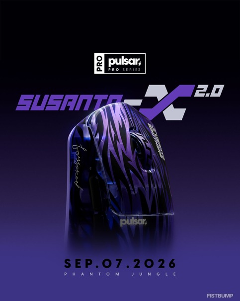 f0rsakeN、Xccurate兄弟とPulsarがコラボしたゲーミングマウス「Susanto-X」に新モデルが登場！マウスパッド「Saturn Pro Susanto Brothers Edition」も同時に発表…日本向けの販売日は調整中