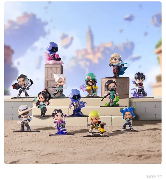 POP MART×『VALORANT』フィギュアが9月25日発売―エージェント12体＋シークレット、ガンバディーのコードも