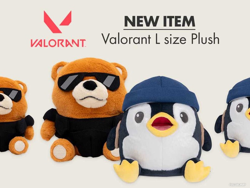『VALORANT』戦略ベア＆ペンギンのダン“Lサイズぬいぐるみ”が発売…ノーマルサイズより一回り大きくなって存在感抜群な装いに