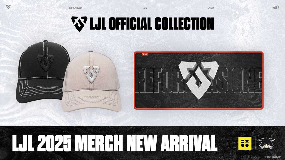 「LJL 2025」公式グッズからキャップ、デスクマット、ピンが新たに発売！フーティ、Tシャツも引き続き発売中