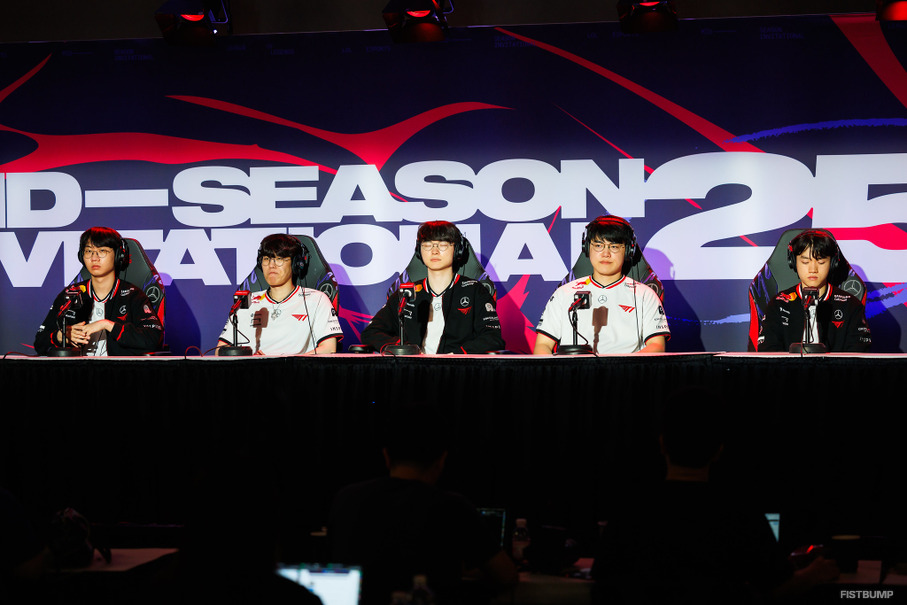 Faker「今日の敗戦はとても悔しい。次にGen.Gと対戦したら勝てる」惜しくも優勝を逃したT1のメンバーが試合後の心境を合同インタビューで語る【MSI 2025】